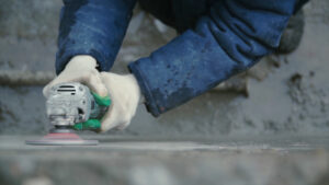 dry concrete grinding