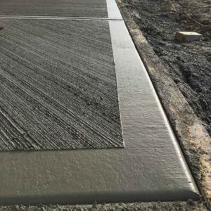 wet concrete cement